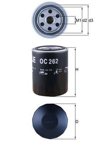 Eļļas filtrs - OC 262