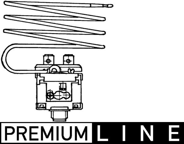 Lämpökytkin, ilmastointilaite - ASW 46 000P