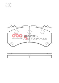 Brake Pads Race Performance - DB15287RP