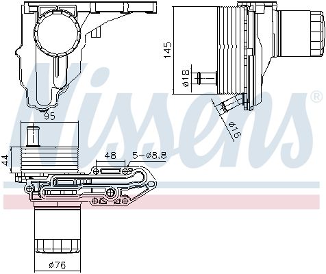 Eļļas radiators, Motoreļļa - 91329