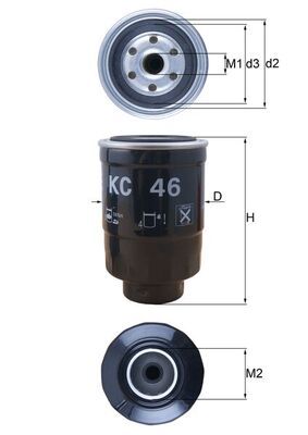 Degvielas filtrs - KC 46