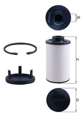 Hydrauliikkasuodatin, automaattivaihteisto - HX 286KIT