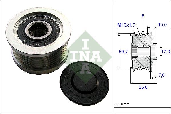 Ģeneratora skriemelis - 535 0046 10