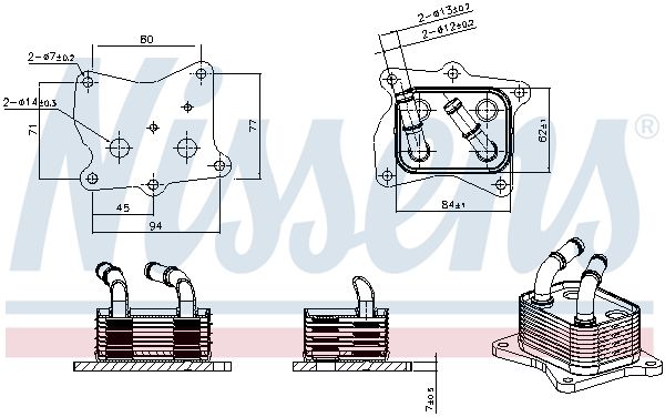 Eļļas radiators, Motoreļļa - 91569