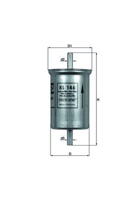 Degvielas filtrs - KL 146