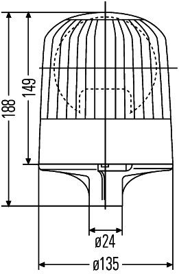 Mirgojošā gaismas signāla lukturis - 2RL 007 551-001