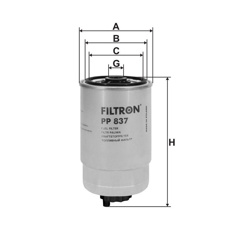 Degvielas filtrs - PP 837