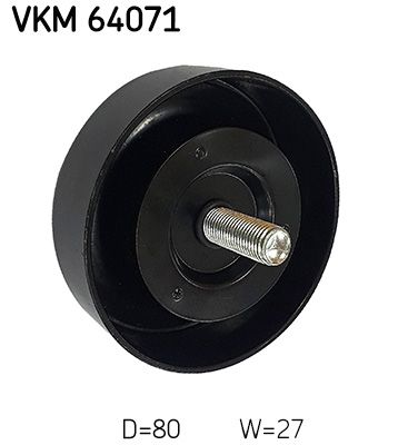 Ohjainrulla, moniurahihna - VKM 64071