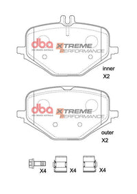 Brake Pads Xtreme Performance | Rear Axle - DB15266XP