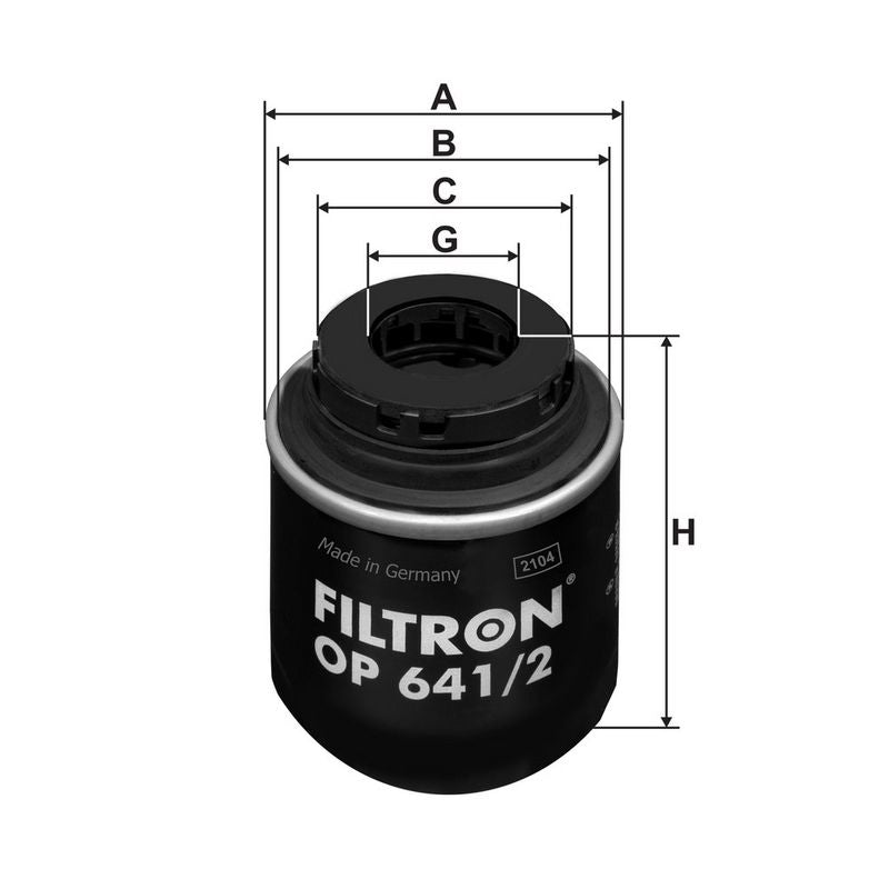 Eļļas filtrs - OP 641/2