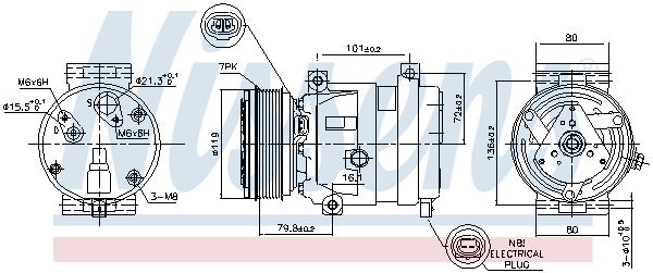 Kompressori, ilmastointilaite - 89267