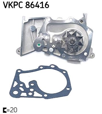 Vesipumppu, moottorin jäähdytys - VKPC 86416