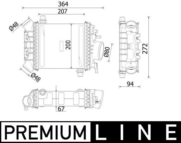 Välijäähdytin - CI 547 000P