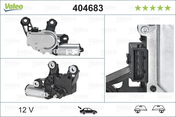 Stiklu tīrītāju motors - 404683