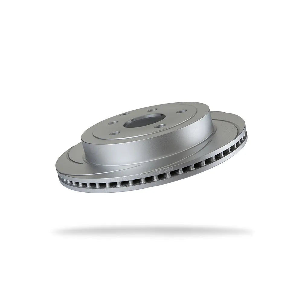 Pedders Slotted Geomet Coated Rotor - 6113870SGL