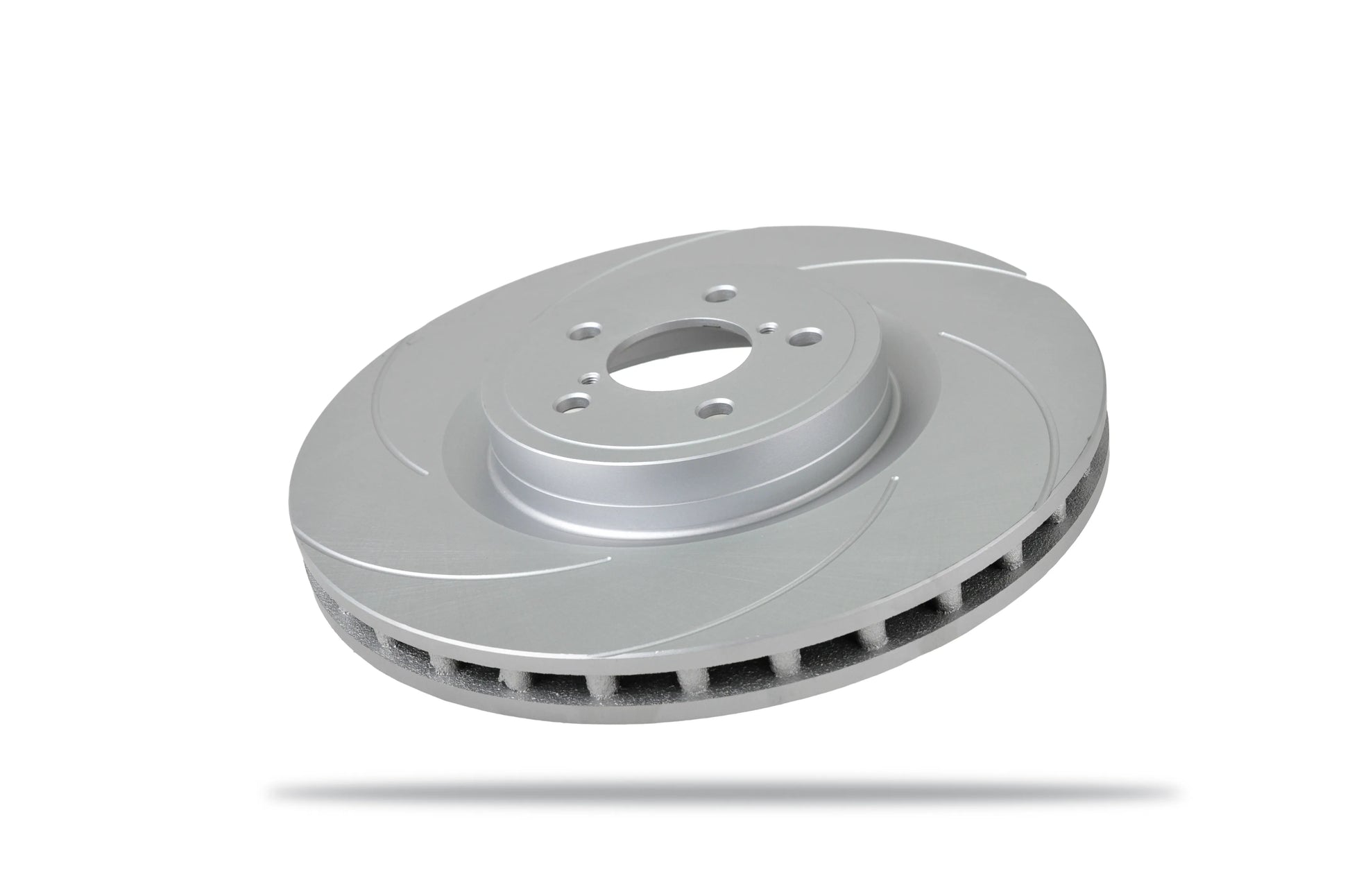 Pedders Slotted Geomet Coated Rotor - 6150654SGL