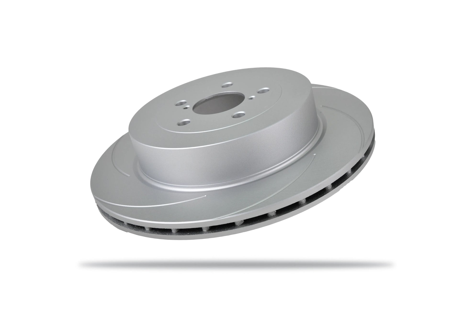 Pedders Slotted Geomet Coated Rotor - 6150655SGL