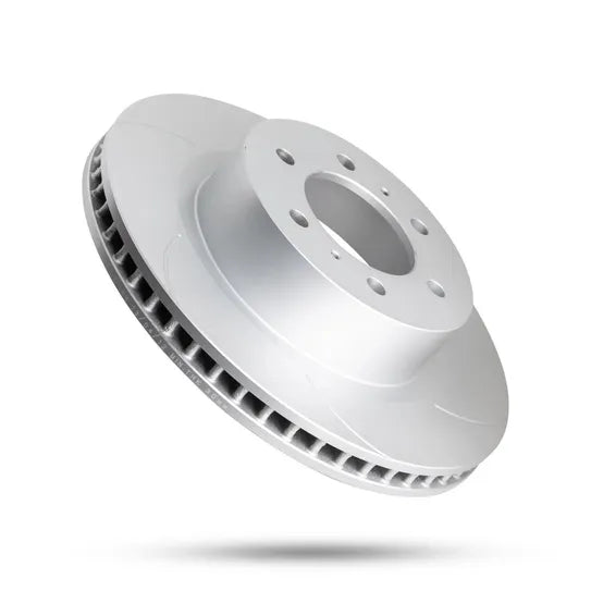 Slotted Geomet Coated Rotor (6 Slot) - Front Right - 6202618SGR
