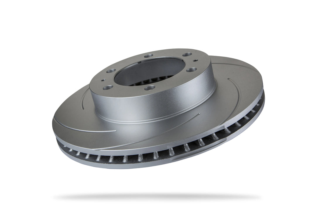 Pedders Slotted Geomet Coated Rotor - 6218350SGL