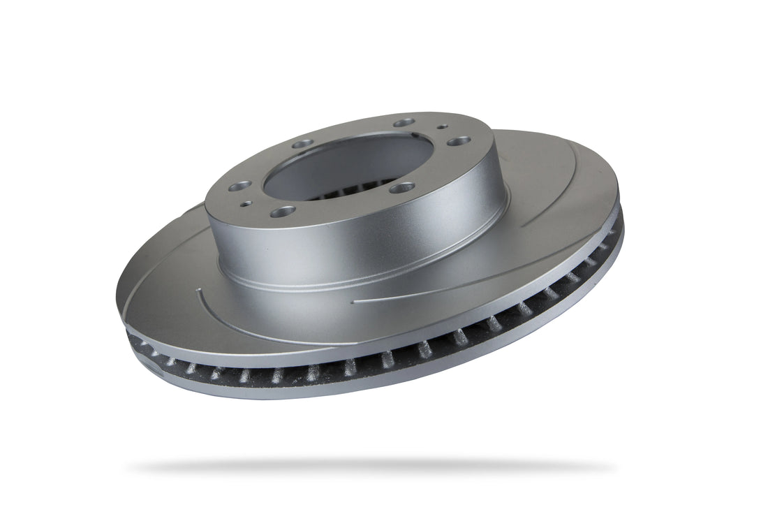 Pedders Slotted Geomet Coated Rotor - 6218350SGR