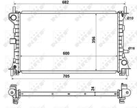 Motora dzesēsanas radiators - 509638