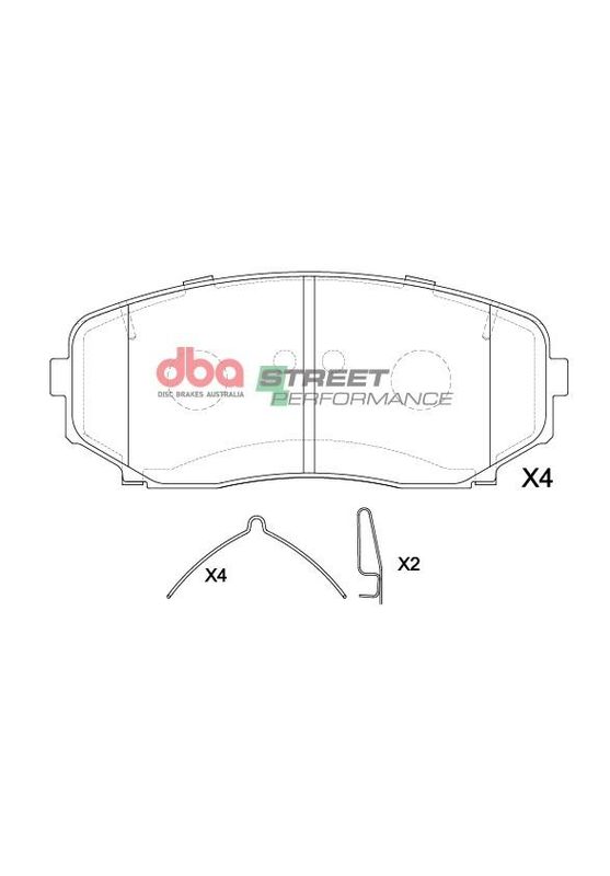 Brake Pads Street Performance - DB15252SP