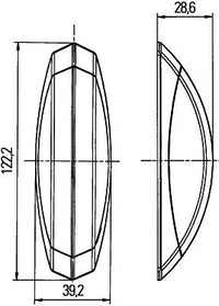 Gabarītlukturis - 2XS 008 479-001