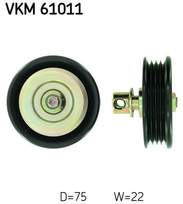 Ohjainrulla, moniurahihna - VKM 61011
