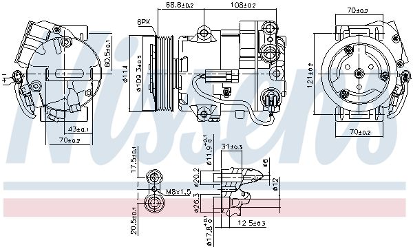 Kompressori, ilmastointilaite - 890058