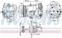 Kompressori, ilmastointilaite - 890058