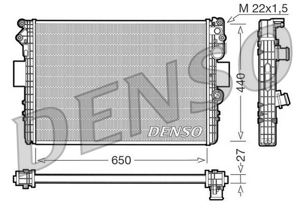 Motora dzesēsanas radiators - DRM12002