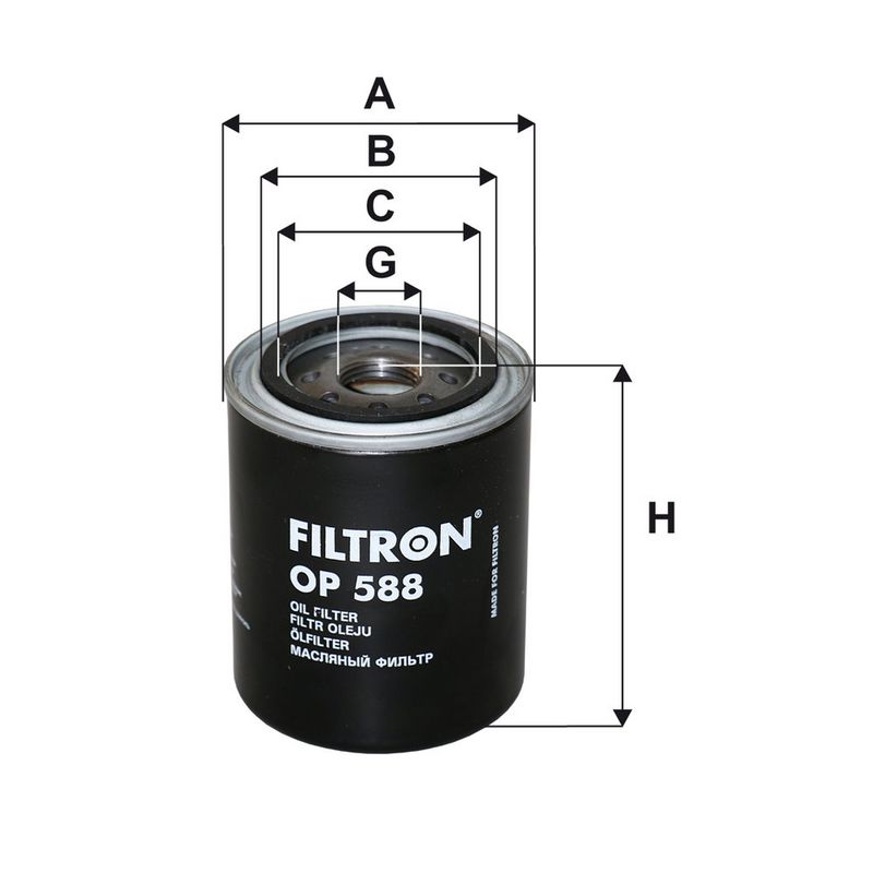 Eļļas filtrs - OP 588