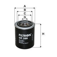 Eļļas filtrs - OP 588