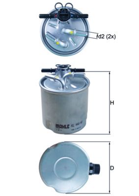 Degvielas filtrs - KL 440/40