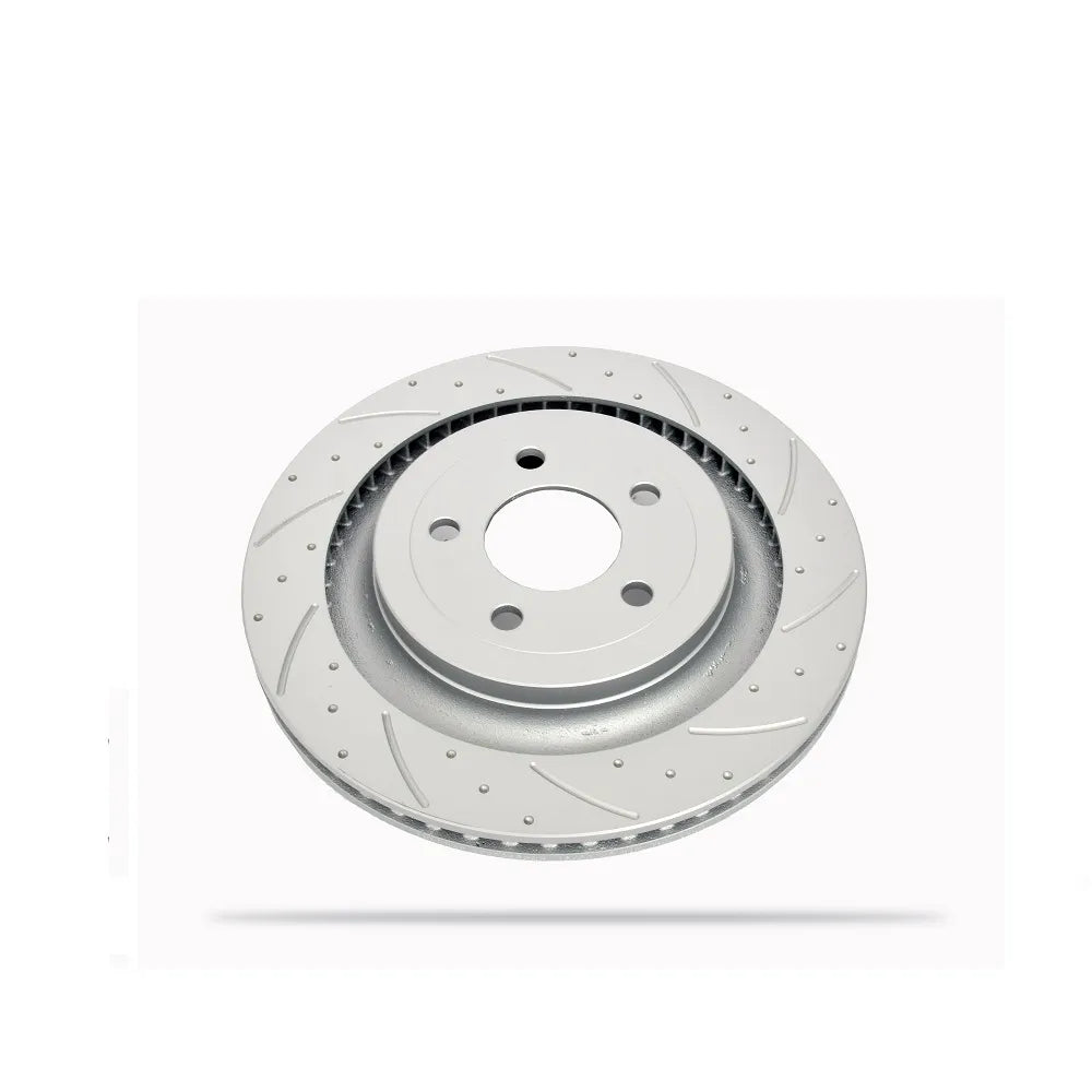 Pedders Slotted & Dimpled Geomet Coated Rotor - 6560088SGR