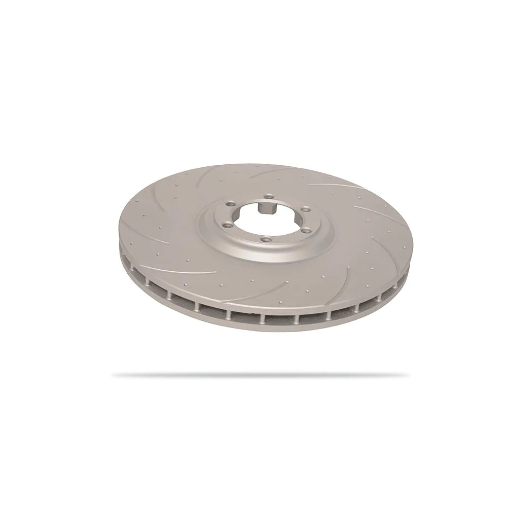 Pedders Slotted & Dimpled Geomet Coated Rotor - 6560090SGR