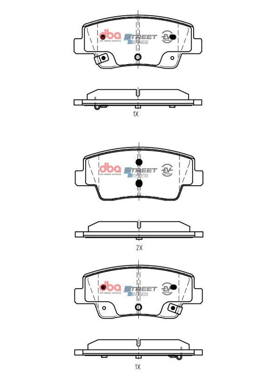Brake Pads Street Series - DB2648SSEV