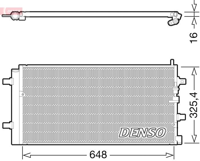 Lauhdutin, ilmastointilaite - DCN02002