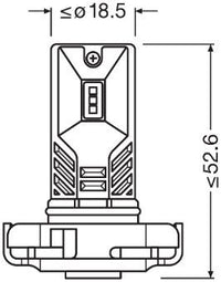 Hehkulankapolttimo, sumo-/takavalo - 2604DWP-1BL