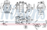Kompressori, ilmastointilaite - 890635