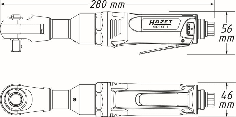 Sprūdrata atslēga ar maināmu leņķi - 9022SR-1