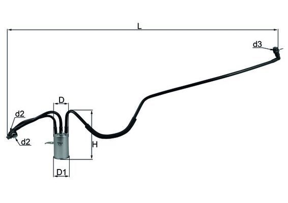 Degvielas filtrs - KL 553