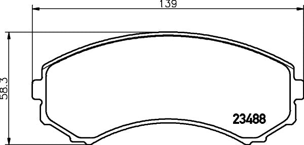 Pedders TrakRyder Kevlar Ceramic Pads - 6820288
