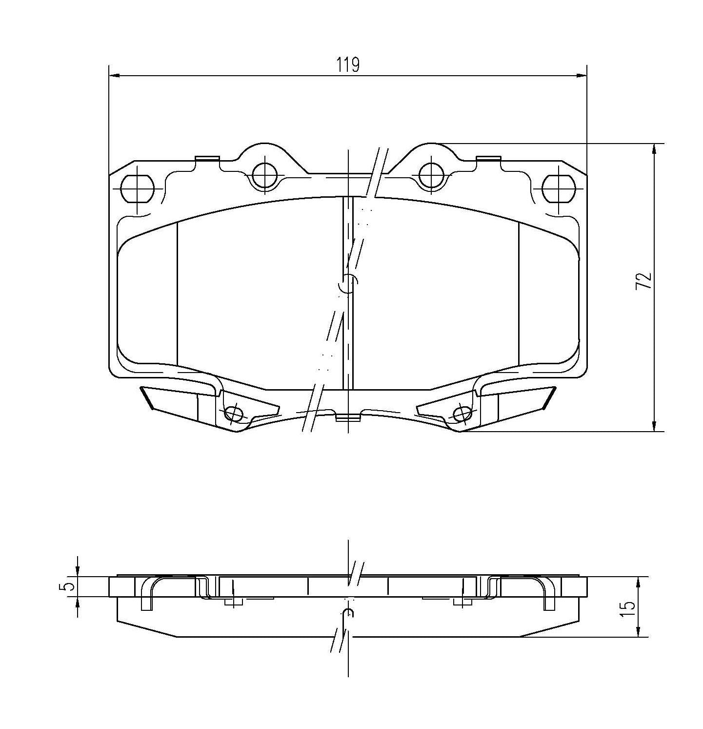 Pedders TrakRyder Kevlar Ceramic Brake Pads - 6820386X