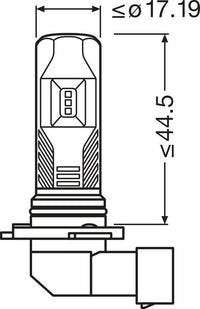 Hehkulankapolttimo, sumuvalo - 9145DWESY-2HB