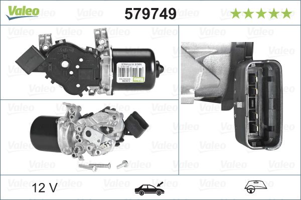 Stiklu tīrītāju motors - 579749