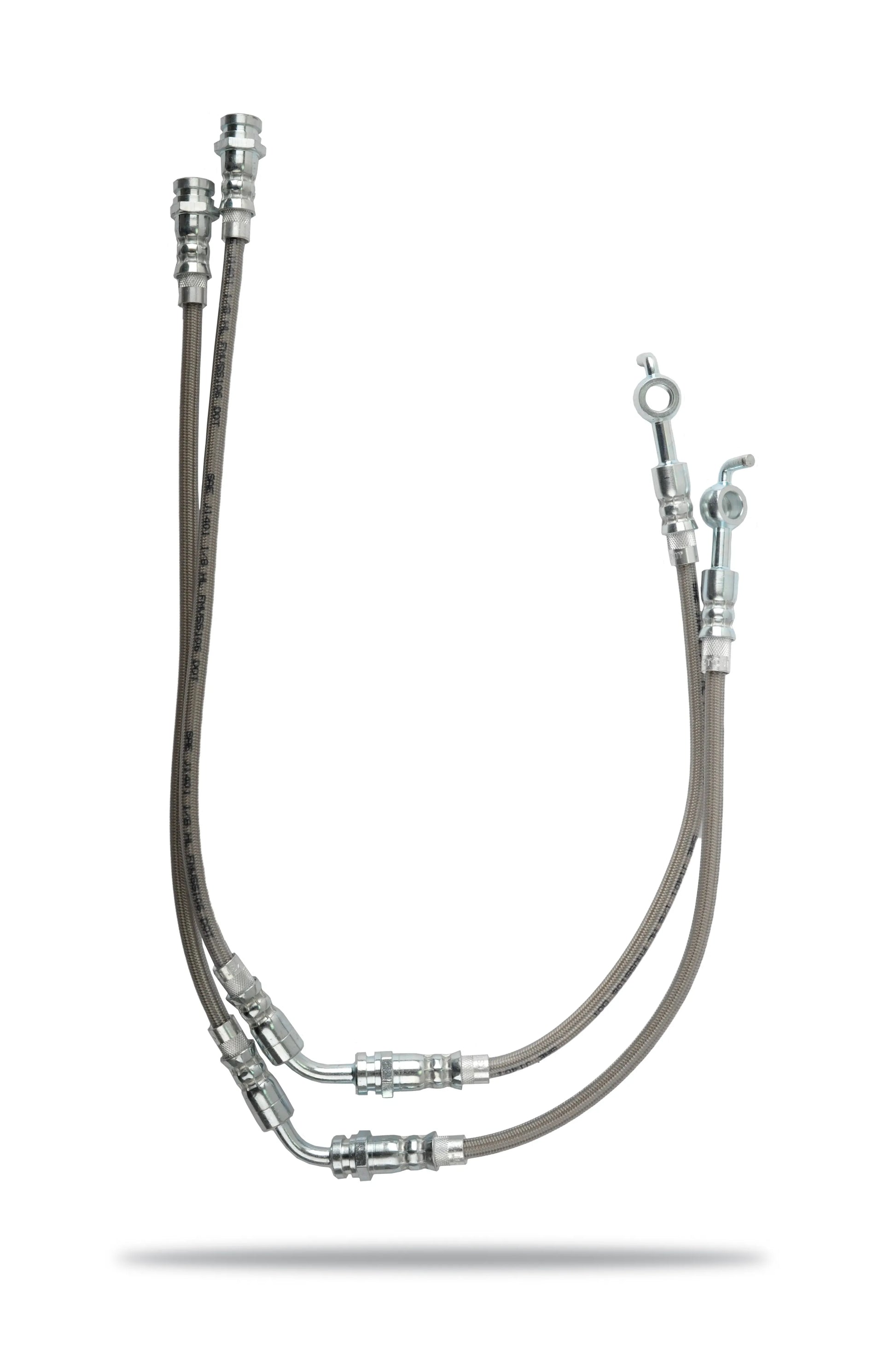 Pedders Extended Braided Brake Hose Kit - 692001