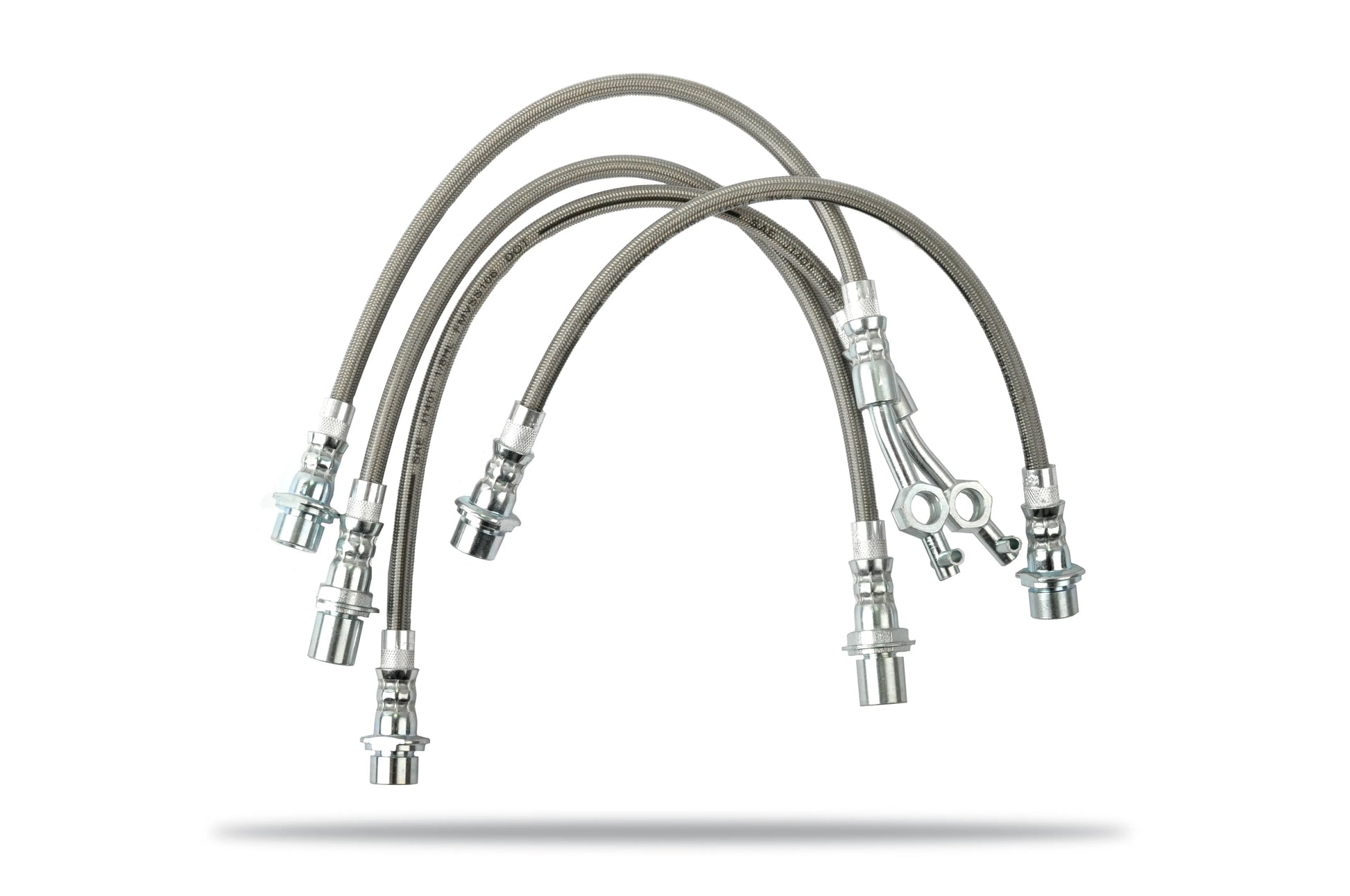 Pedders Extended Braided Brake Hose Kit - 692011