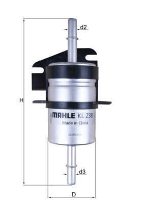 Degvielas filtrs - KL 238