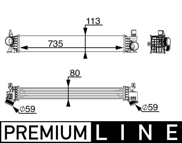 Välijäähdytin - CI 217 000P
